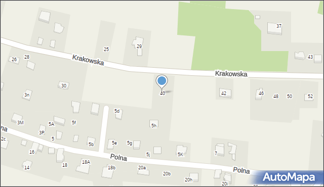 Pisarzowice, Krakowska, 40, mapa Pisarzowice