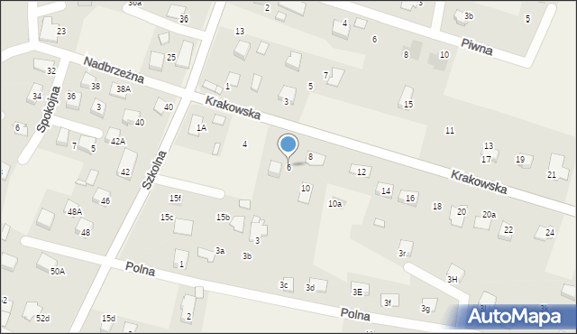 Pisarzowice, Krakowska, 6, mapa Pisarzowice