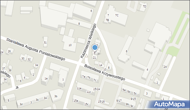 Pleszew, Króla Kazimierza Wielkiego, 19, mapa Pleszew