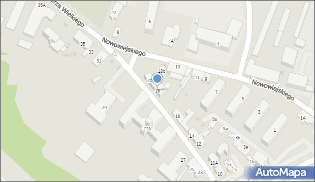 Płock, Króla Kazimierza Wielkiego, 18, mapa Płock