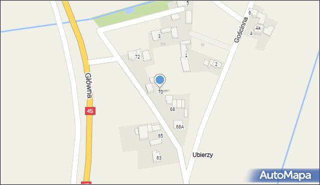 Poborszów, Krapkowicka, 70, mapa Poborszów