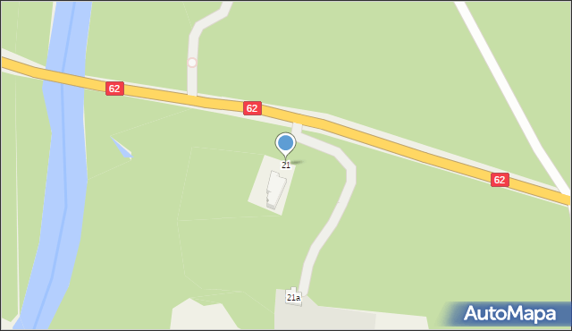 Pogorzelec, Krajowa, 21, mapa Pogorzelec