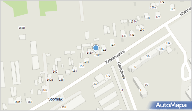 Poniatowa, Kraczewicka, 146, mapa Poniatowa