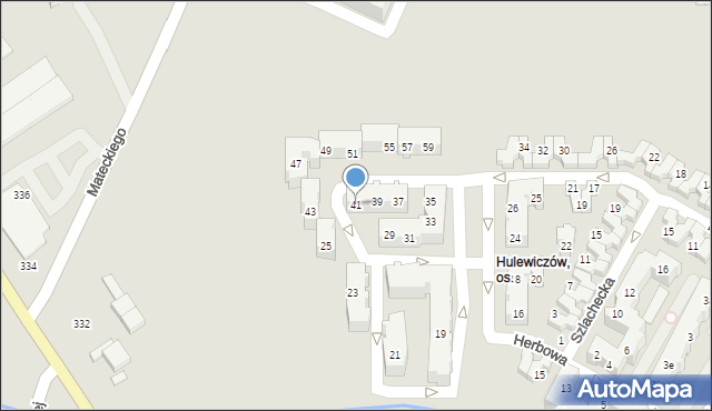 Poznań, Królewska, 41, mapa Poznania