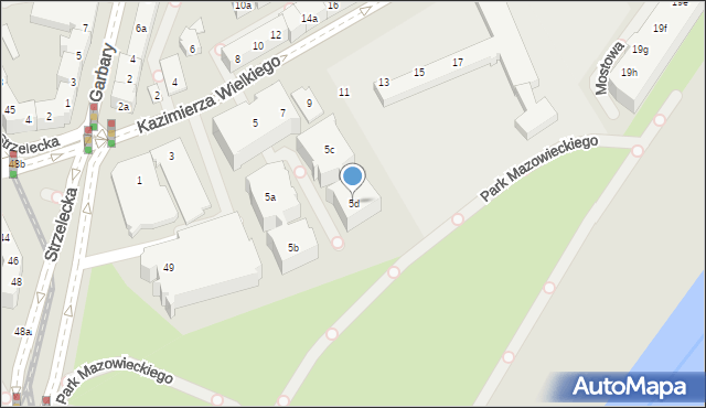 Poznań, Króla Kazimierza Wielkiego, 5d, mapa Poznania