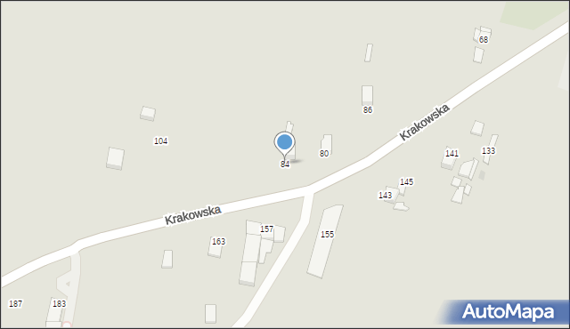 Proszowice, Krakowska, 84, mapa Proszowice