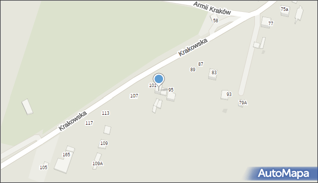 Proszowice, Krakowska, 99, mapa Proszowice