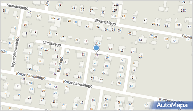 Pruszcz Gdański, Króla Bolesława Chrobrego, 14, mapa Pruszcz Gdański