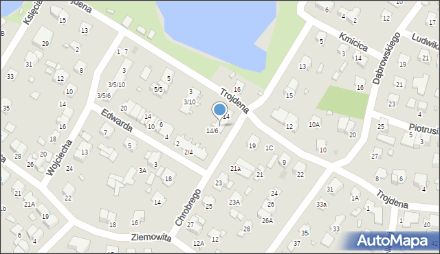 Pruszków, Króla Bolesława Chrobrego, 14/9, mapa Pruszków