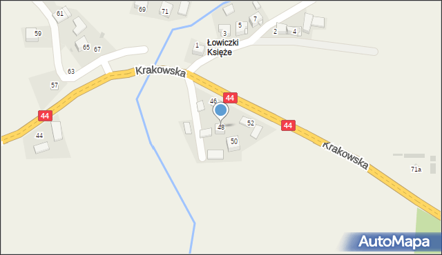 Przeciszów, Krakowska, 48, mapa Przeciszów