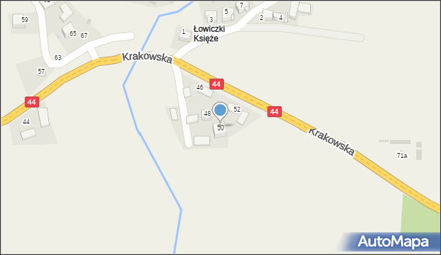Przeciszów, Krakowska, 50, mapa Przeciszów