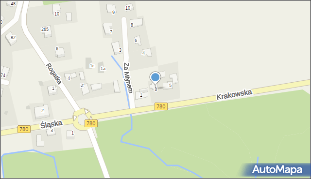 Przeginia Duchowna, Krakowska, 3, mapa Przeginia Duchowna