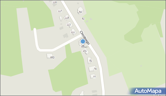 Przemyśl, Króla Bolesława Chrobrego, 103, mapa Przemyśla