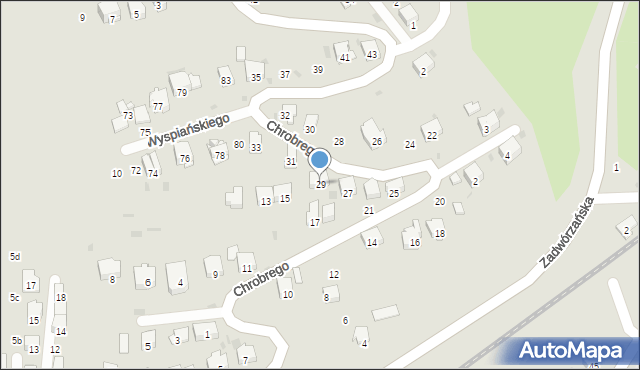 Przemyśl, Króla Bolesława Chrobrego, 29, mapa Przemyśla