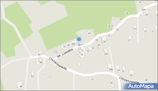 Przemyśl, Króla Władysława Łokietka, 39, mapa Przemyśla