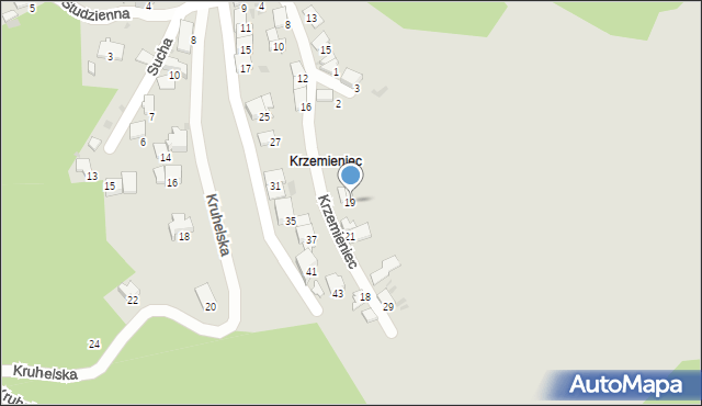 Przemyśl, Krzemieniec, 19, mapa Przemyśla