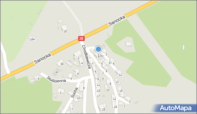 Przemyśl, Krzemieniec, 3, mapa Przemyśla