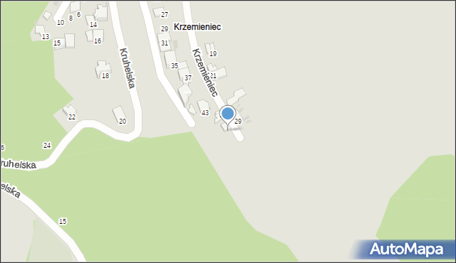 Przemyśl, Krzemieniec, 40, mapa Przemyśla