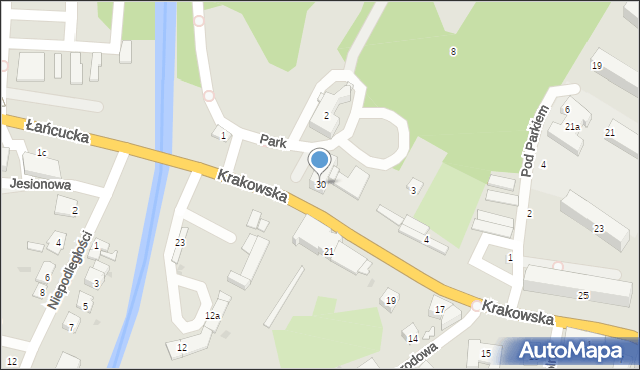 Przeworsk, Krakowska, 30, mapa Przeworsk