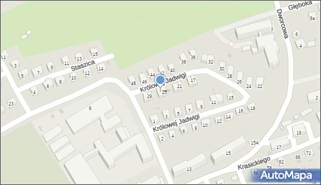 Przeworsk, Królowej Jadwigi, 27, mapa Przeworsk