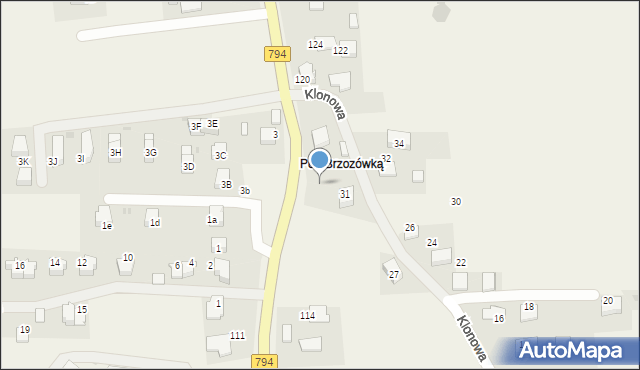 Przybysławice, Krakowska, 120, mapa Przybysławice