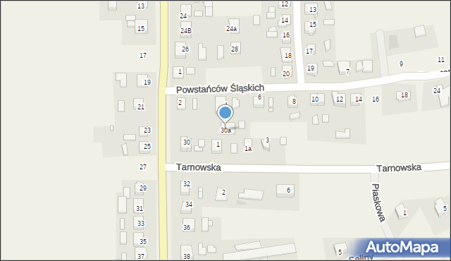 Przywory, Krapkowicka, 30a, mapa Przywory