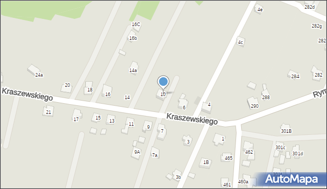 Pszów, Kraszewskiego Józefa Ignacego, 10, mapa Pszów