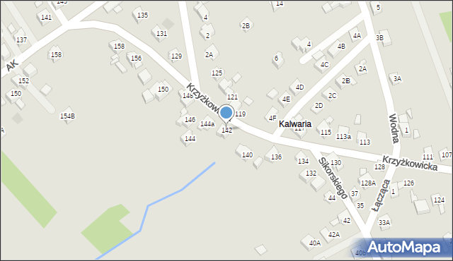 Pszów, Krzyżkowicka, 142, mapa Pszów