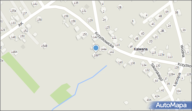 Pszów, Krzyżkowicka, 144, mapa Pszów