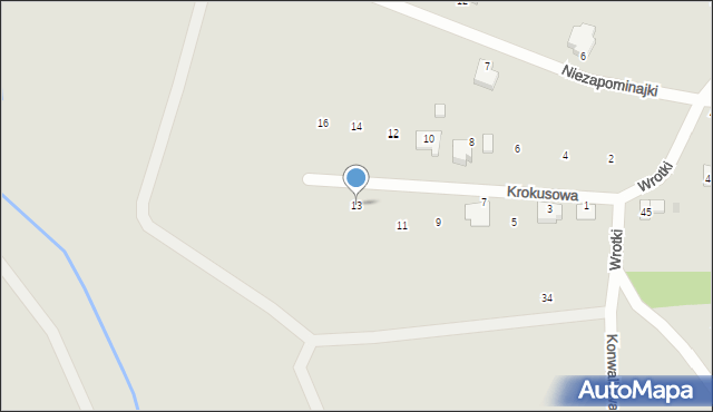 Radomsko, Krokusowa, 13, mapa Radomsko