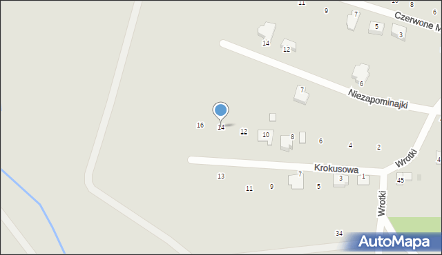 Radomsko, Krokusowa, 14, mapa Radomsko