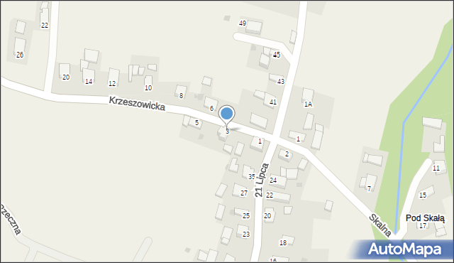 Radwanowice, Krzeszowicka, 3, mapa Radwanowice