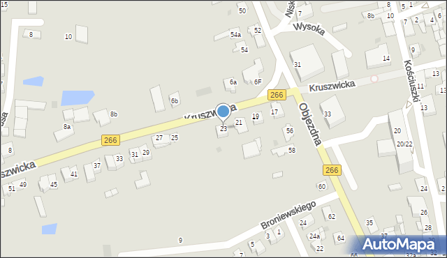 Radziejów, Kruszwicka, 23, mapa Radziejów