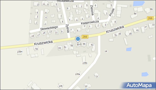 Radziejów, Kruszwicka, 57, mapa Radziejów