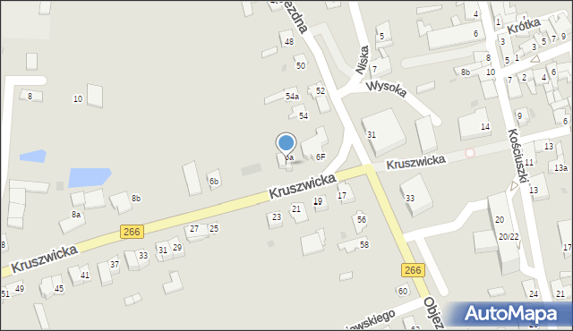 Radziejów, Kruszwicka, 6e, mapa Radziejów