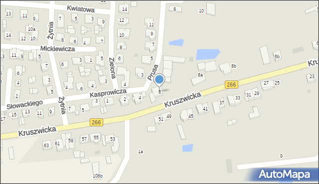 Radziejów, Kruszwicka, 8, mapa Radziejów