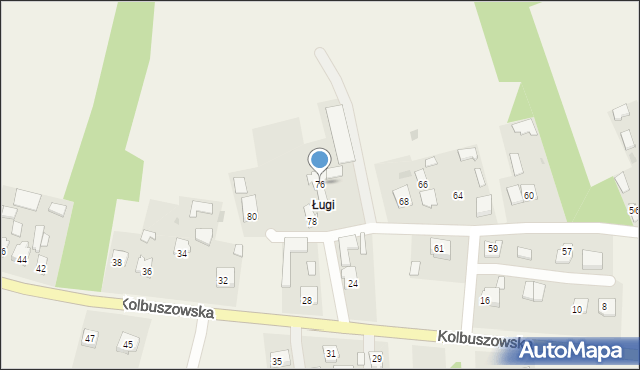 Raniżów, Krakowska, 76, mapa Raniżów