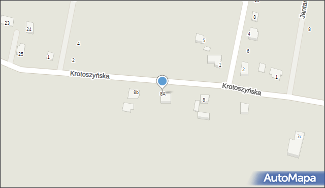 Raszków, Krotoszyńska, 8A, mapa Raszków