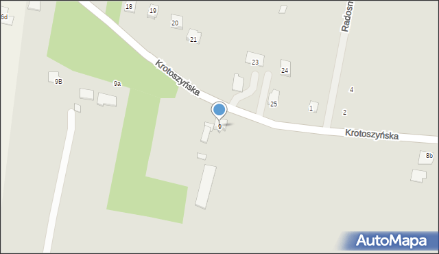 Raszków, Krotoszyńska, 9, mapa Raszków