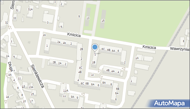 Rawicz, Króla Jana III Sobieskiego, 1, mapa Rawicz