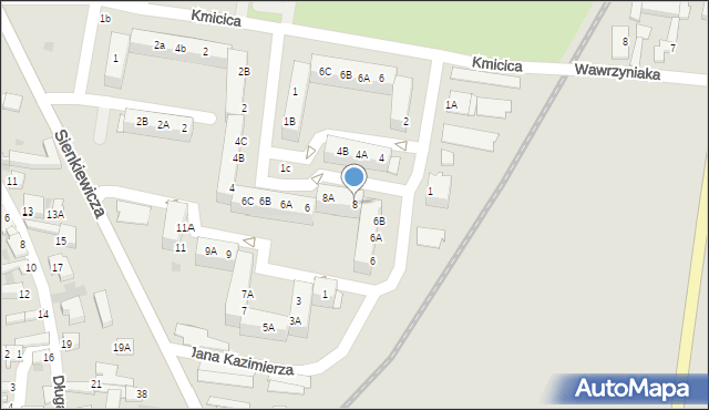 Rawicz, Króla Jana III Sobieskiego, 8, mapa Rawicz