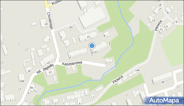 Reszel, Króla Bolesława Chrobrego, 11, mapa Reszel