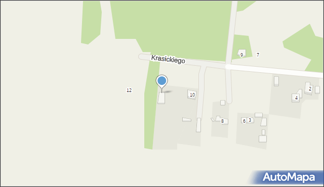 Rokitno Szlacheckie, Krasickiego Ignacego, bp., 10, mapa Rokitno Szlacheckie