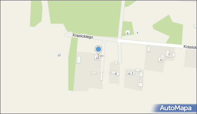 Rokitno Szlacheckie, Krasickiego Ignacego, bp., 8, mapa Rokitno Szlacheckie