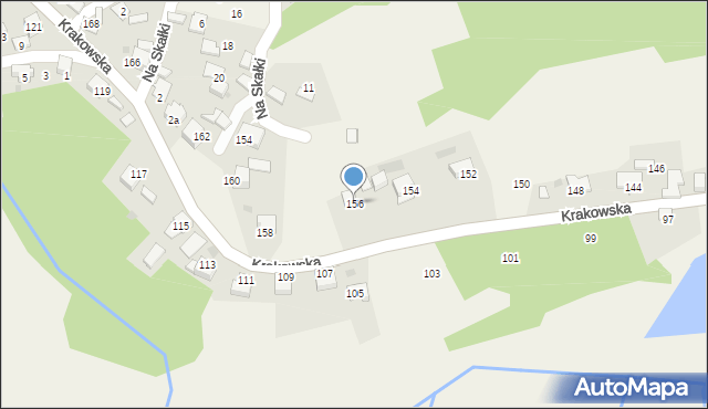 Rusocice, Krakowska, 156, mapa Rusocice