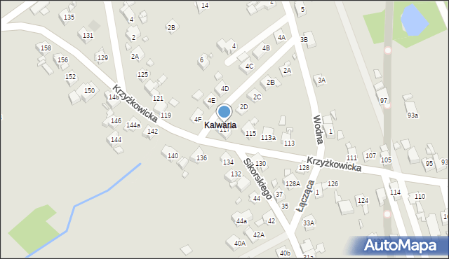 Rydułtowy, Krzyżkowicka, 117, mapa Rydułtowy