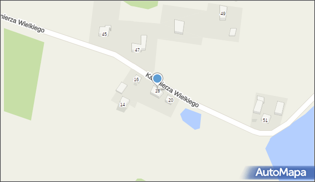 Rzepnica, Króla Kazimierza Wielkiego, 18, mapa Rzepnica