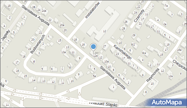 Rzeszów, Króla Stanisława Augusta, 14, mapa Rzeszów