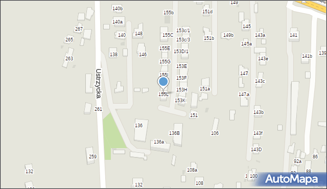 Rzeszów, Krakowska, 155L, mapa Rzeszów