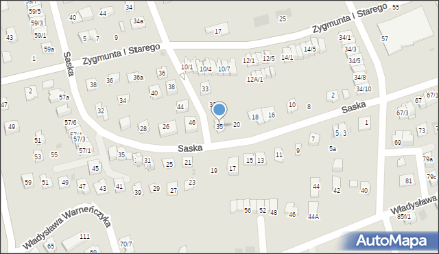 Rzeszów, Królewska, 35, mapa Rzeszów